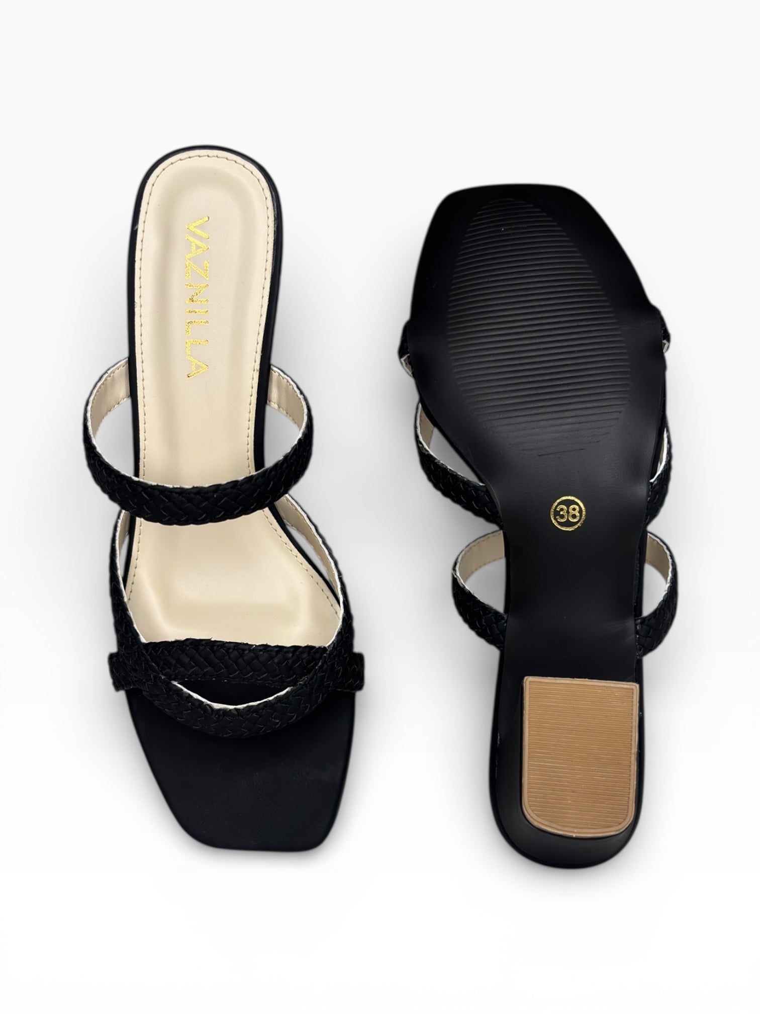 Vaznilla Women weaving wamp and strap Heels